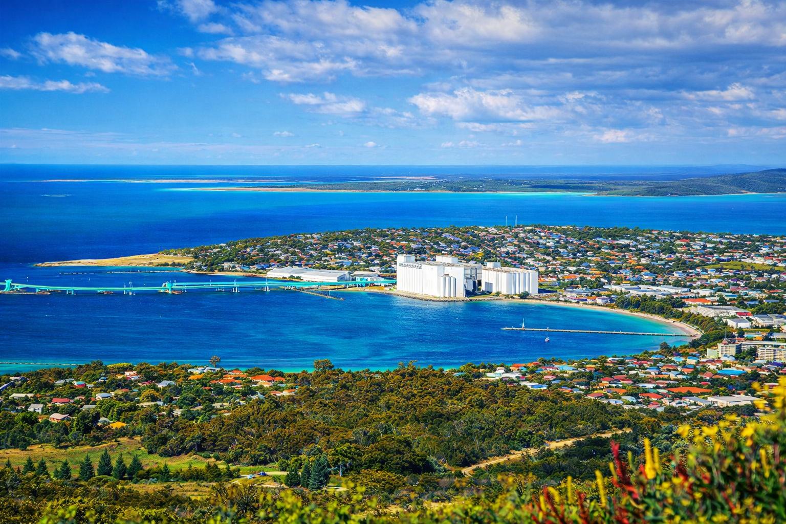 Coastal Town View
